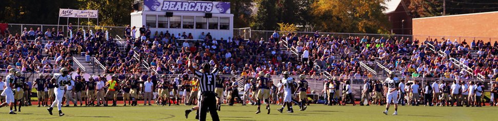 McKendree Football Team Scoring Touchdown at Football Game