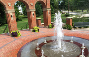 Photo of the Entryway Monument Fountain