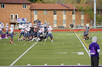 The Bearcats posted 574 yards of total offense in their 47–31 victory over William Jewell College.