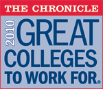 2010 Great Colleges to Work For Badge