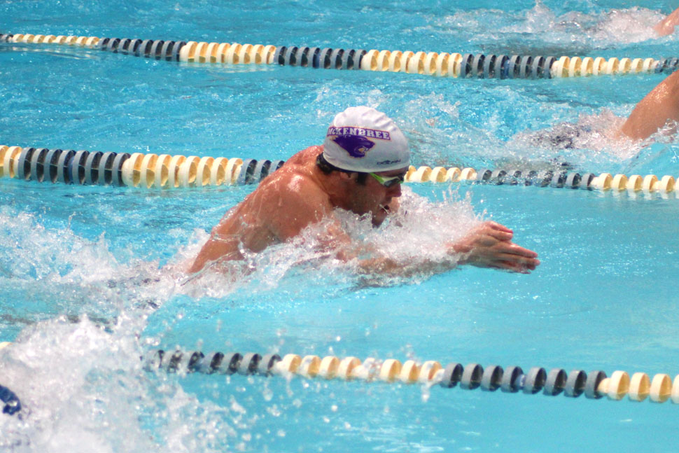 McKendree Swimmer in pool