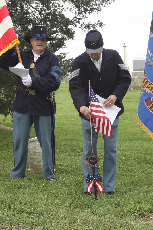 Photo of 117th Illinois Regiment Ceremony