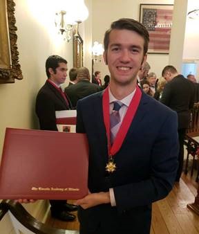 Andrew Wagner of McKendree University is a 2018  Student Laureate of the Lincoln Academy of Illinois.