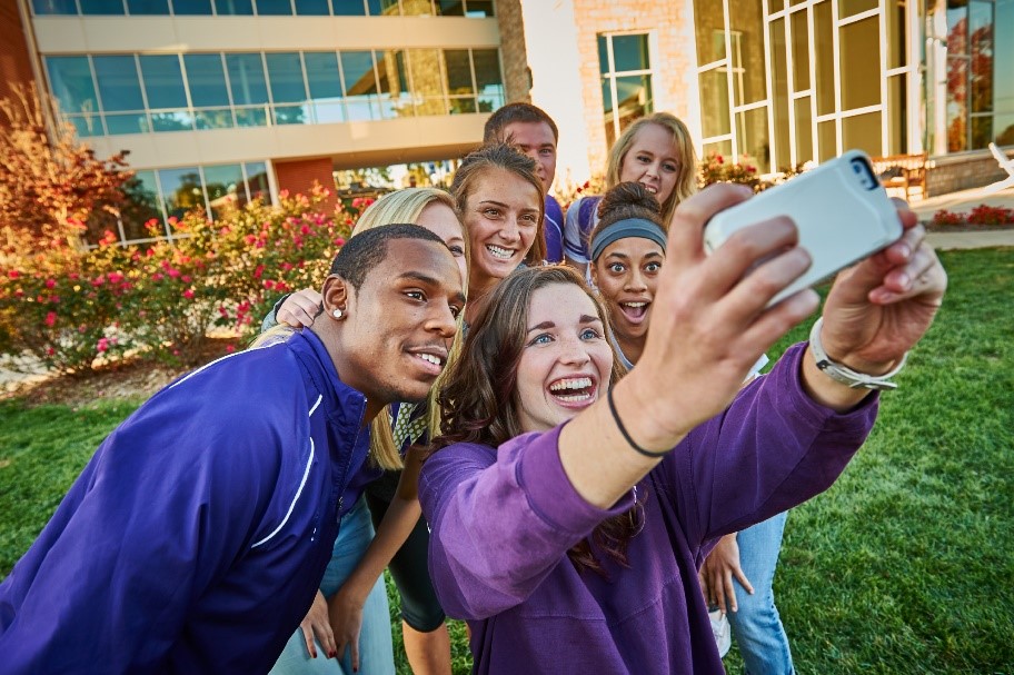 Students Taking Selfie