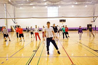 Students Working Out