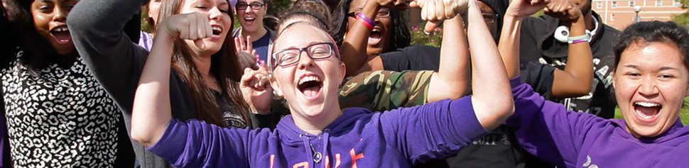 Group of Students Cheering